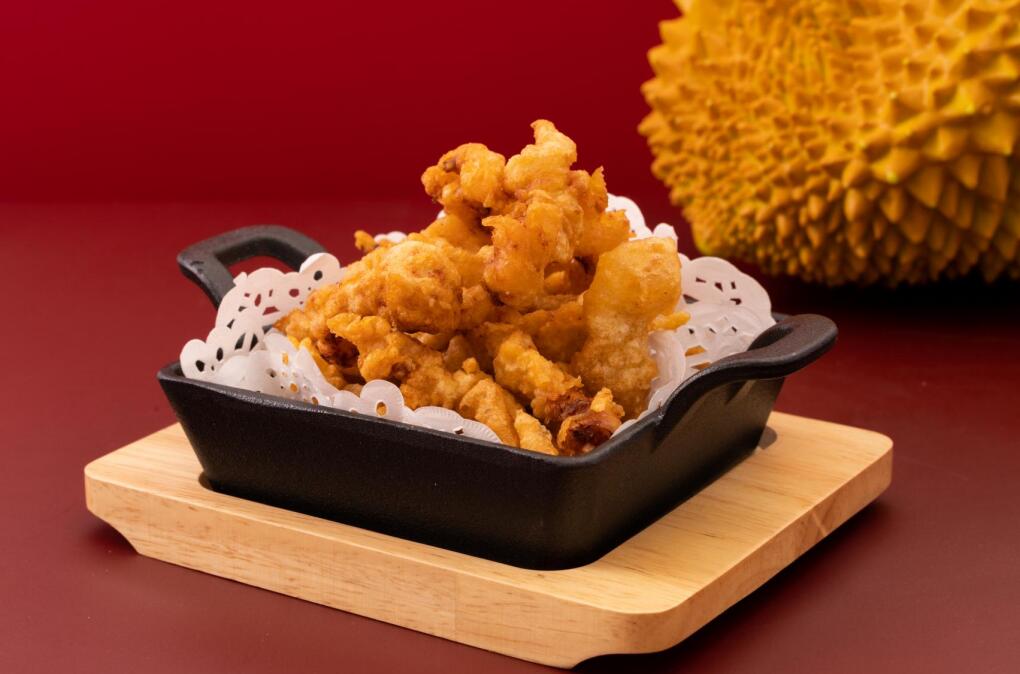創(chuàng)意新品丨榴蓮酥肉，吃一口就忘不掉的味道！